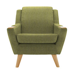 G Plan Vintage The Fifty Five Armchair Marl Green